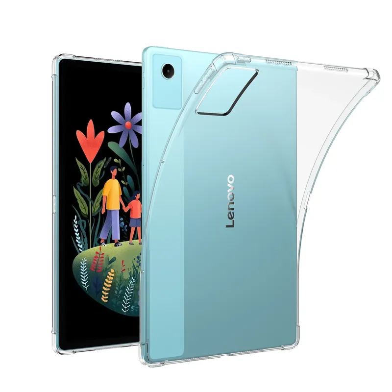 Etui Do Lenovo Idea Tab Plus 12.1 2025 Silikonowe Z Podstawką - Bezbarwne