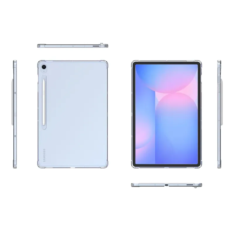 Etui Do SAMSUNG Galaxy Tab S10 FE Plus 13.1 Silikonowe Plecki - Bezbarwne