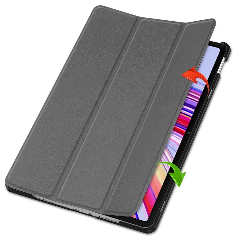 Etui Smart Do Lenovo Tab One 8.7 2025 TB305FU Z Podstawką - Szare