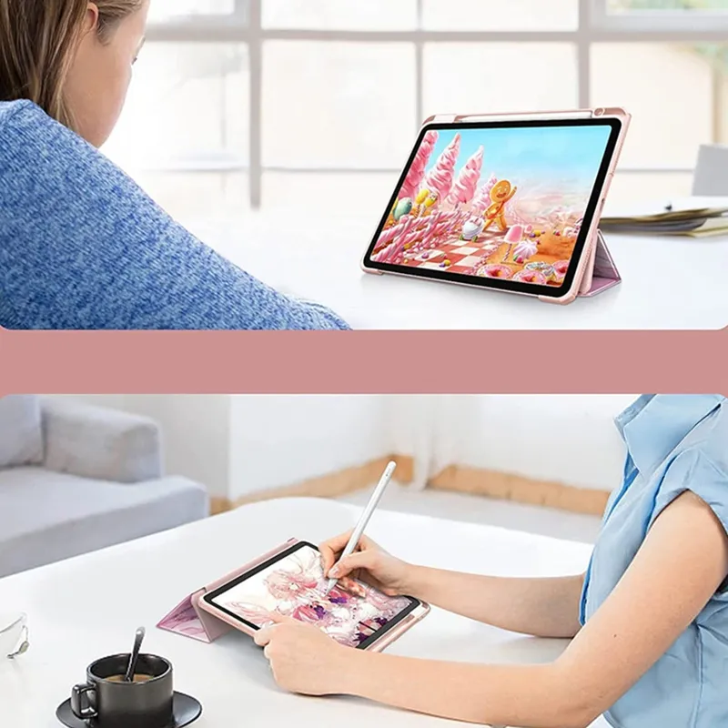Etui Do IPad 10.9 2022 Gen 10 / 11 2025 A16 Gen 11 Z Klapką - Różowe