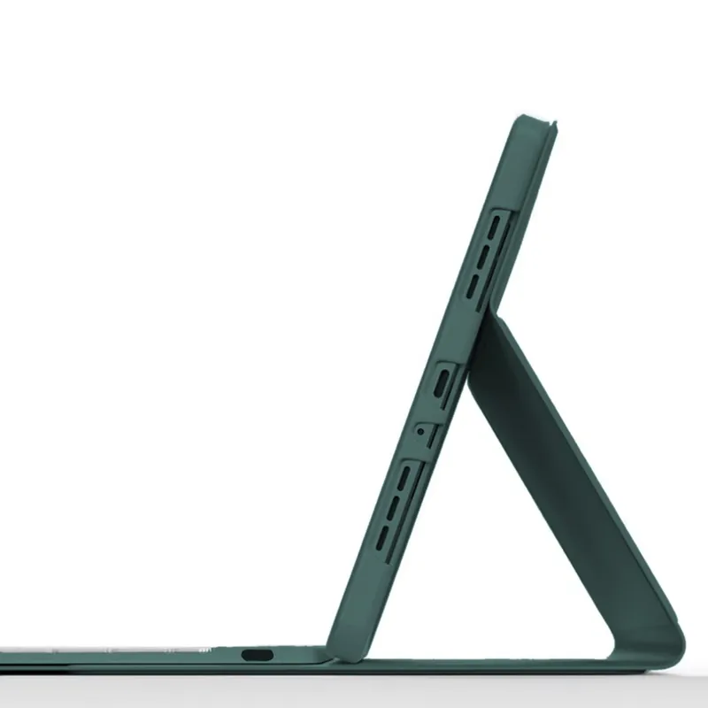 Etui Z Klawiaturą Do IPad Pro 13 2024 M4 Gen. 5 A2925 - Zielone