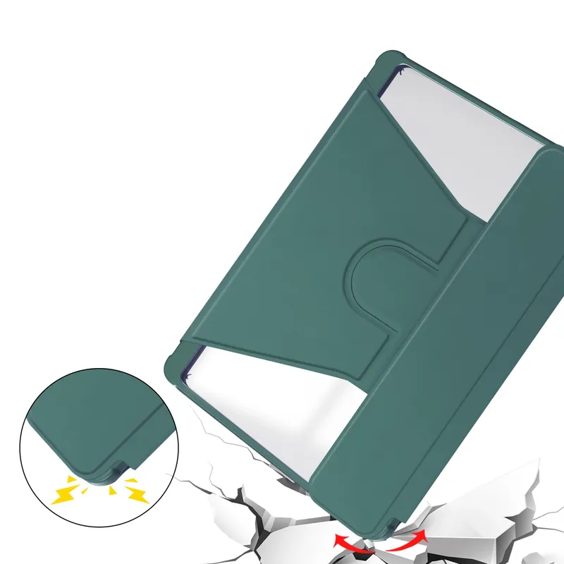 Etui 360 Z Klawiaturą Do SAMSUNG Galaxy Tab S9/S10 FE 10.9 - Zielony