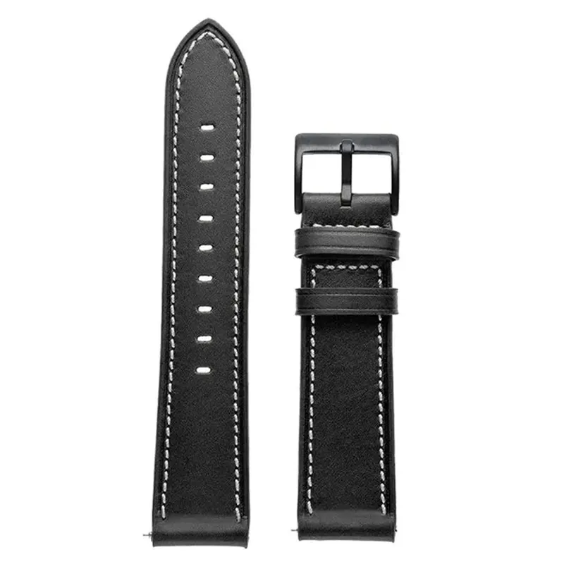 Pasek Skórzany Do Huawei Watch GT 3 42 - Czarny