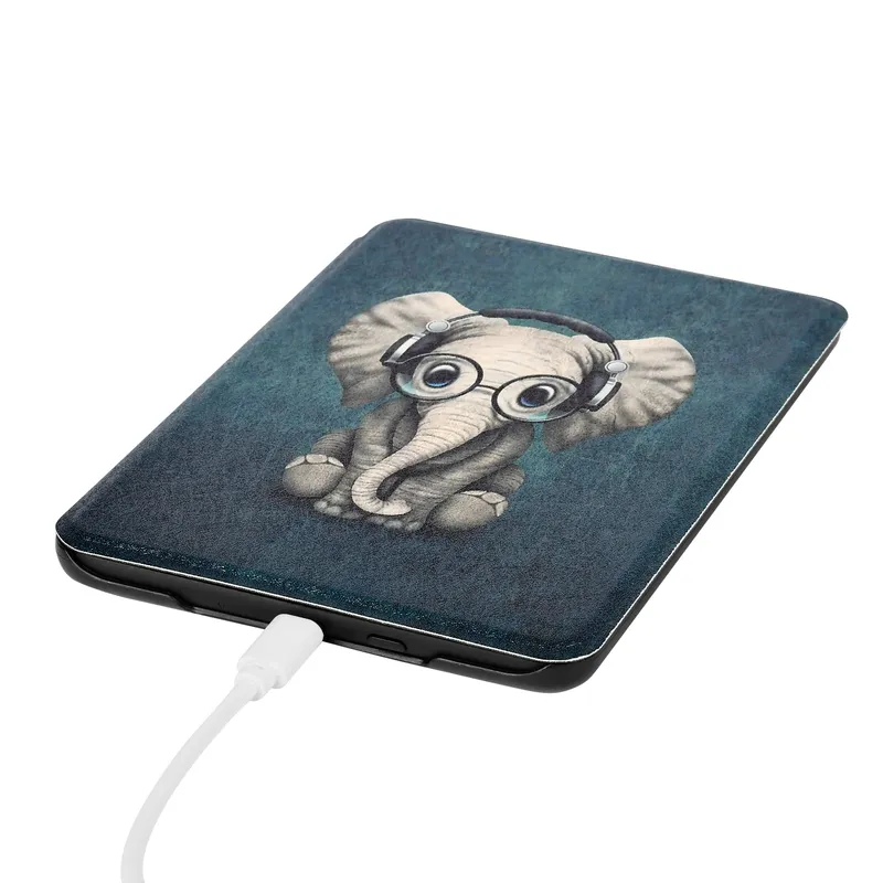 Etui Graficzne Do Kindle Paperwhite 6 Colorsoft - Elephant