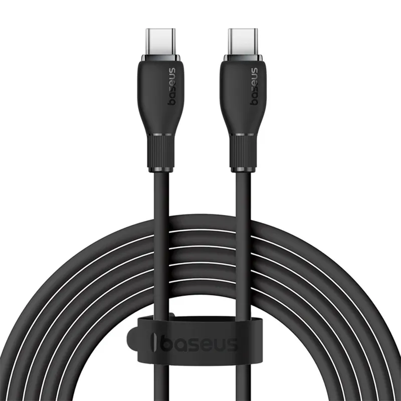 Kabel BASEUS Pudding Series USB-C 100W 1.2m - Czarny