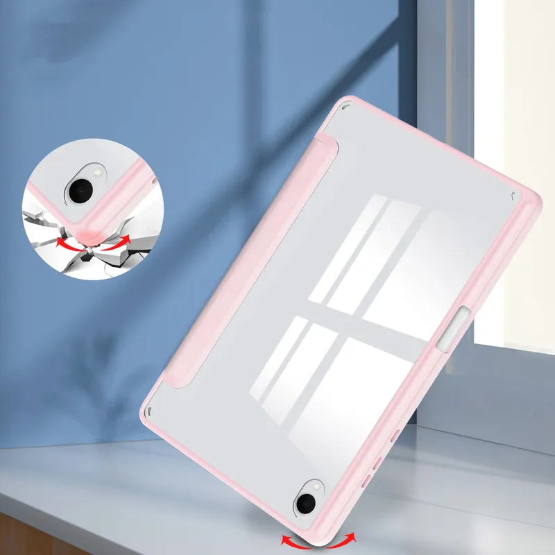 Etui Clear Pencil SAMSUNG Galaxy Tab S11 11 SM SMX736 Klapka - Zielone