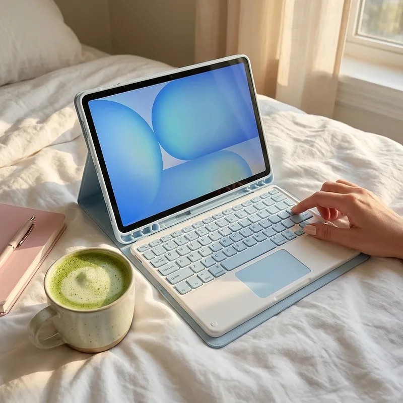 Etui Z Klawiaturą Bluetooth Do SAMSUNG Galaxy Tab S7 / S8 / S9 / S9FE