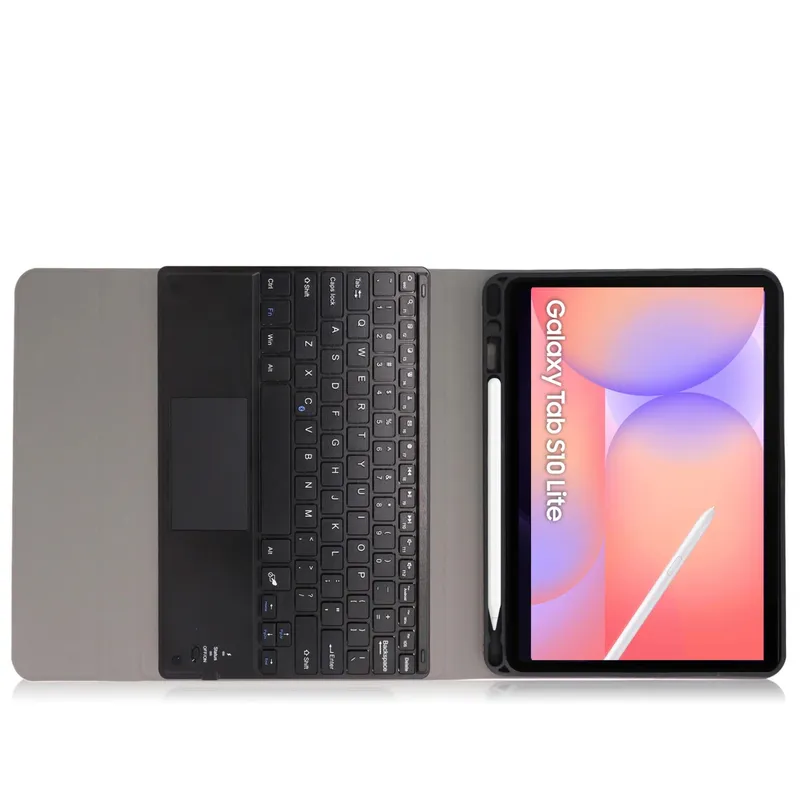Etui Z Klawiaturą Bluetooth Do SAMSUNG Galaxy Tab S10/S9/S8/S7 - Czarne