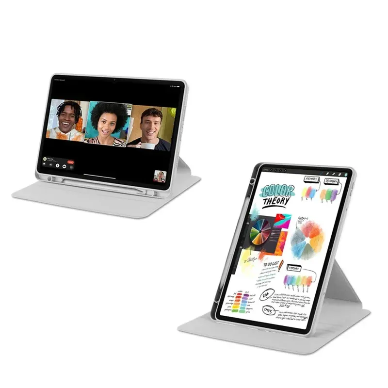 Etui Obrotowe Crystal Pencil Do XIAOMI Redmi Pad Pro 12.1 2024 - Szary