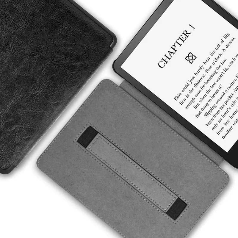 Etui Strap Case Do Kindle Paperwhite 5 Z Uchwytem I Podstawką - Brązowe