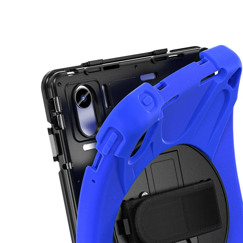 Etui Armor Strap Do Lenovo Tab M11 Z Podstawką - Granatowe