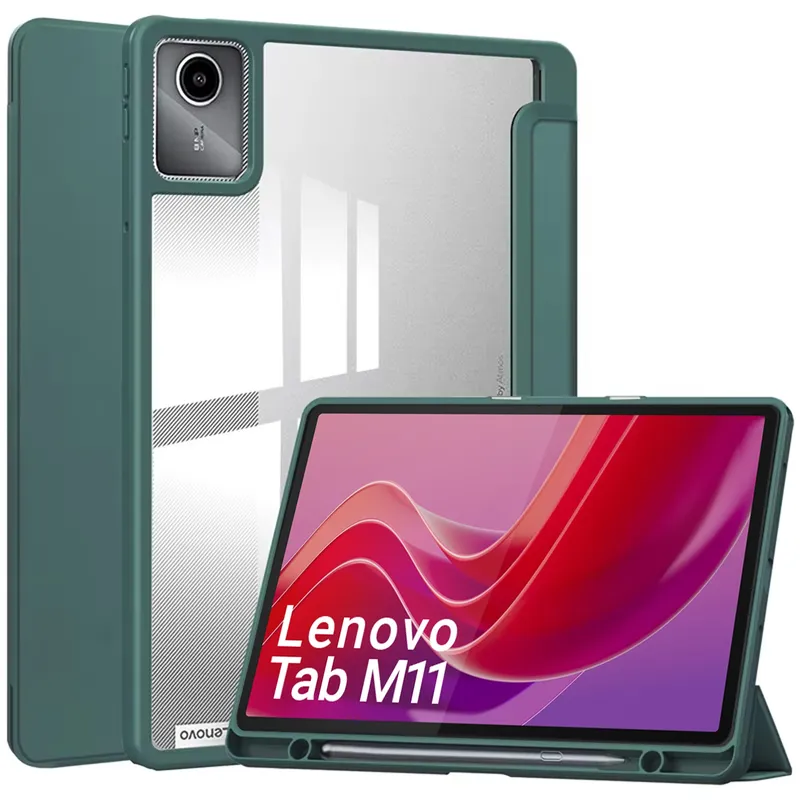 Etui Crystal Case Do Lenovo Tab M11 10.95 11 TB330 - Zielone
