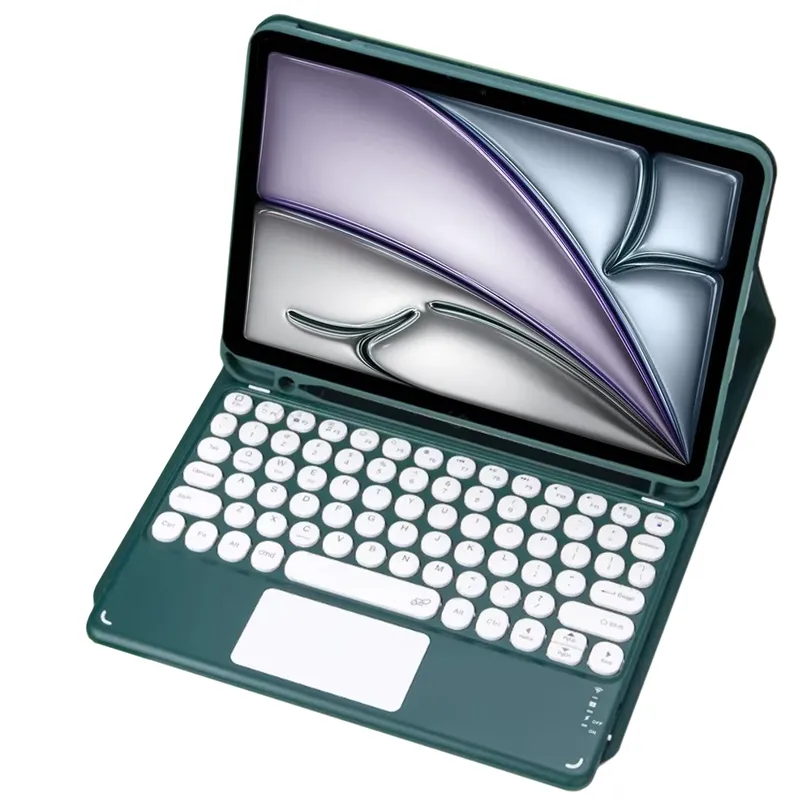 Etui Z Klawiaturą Do IPad Air 11 Gen 6 2024/7 Gen 2025 - Zielone