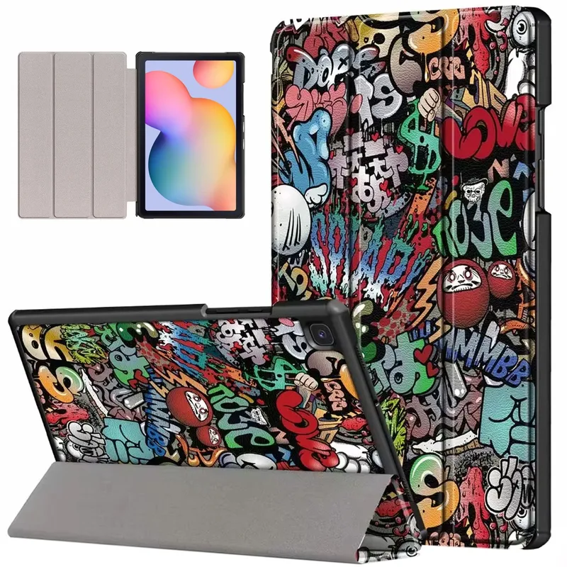 Etui Z Klapką Do Galaxy Tab S6 Lite 10.4 Graffiti