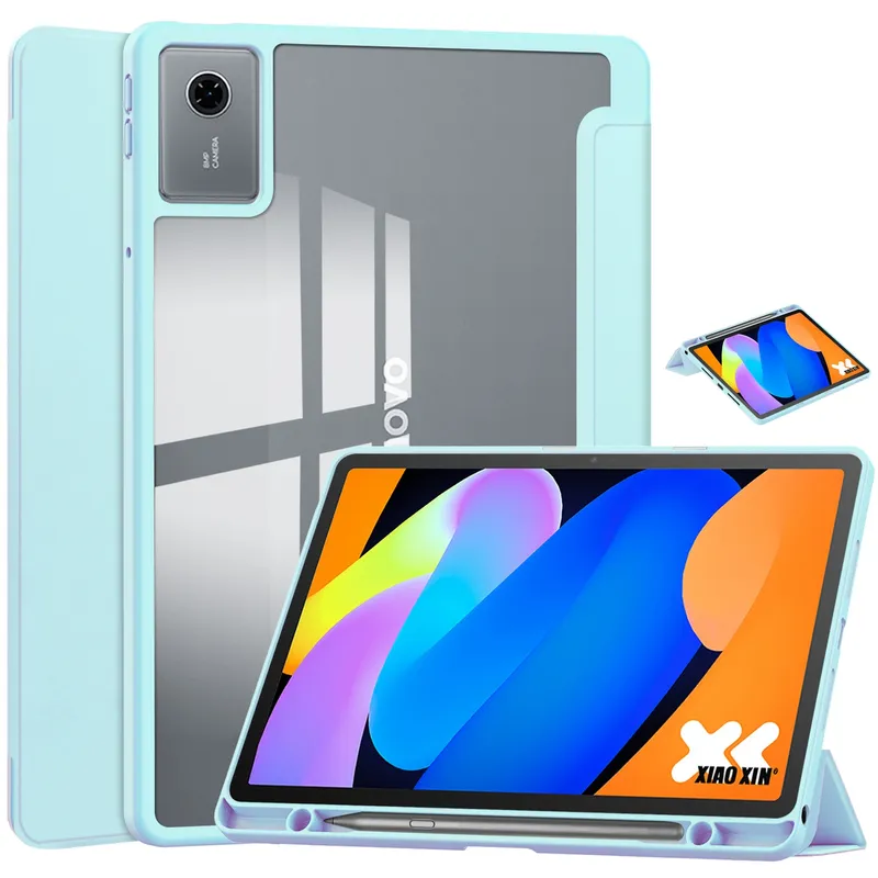 Etui Do Lenovo Idea Tab 11 2025 Z Podstawką I Miejscem Na Rysik - Niebieski