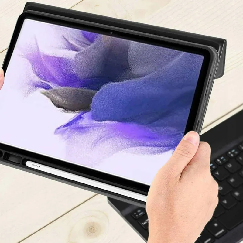 Etui Z Klawiaturą Do SAMSUNG Galaxy Tab S7/S7 Plus - Czarne