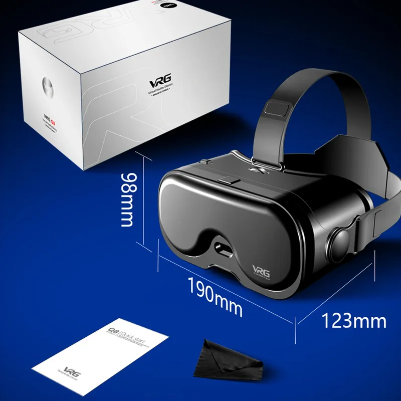 Okulary VR Do Telefonu Vrg Q8 Wirtualna Rzeczywistość 3D