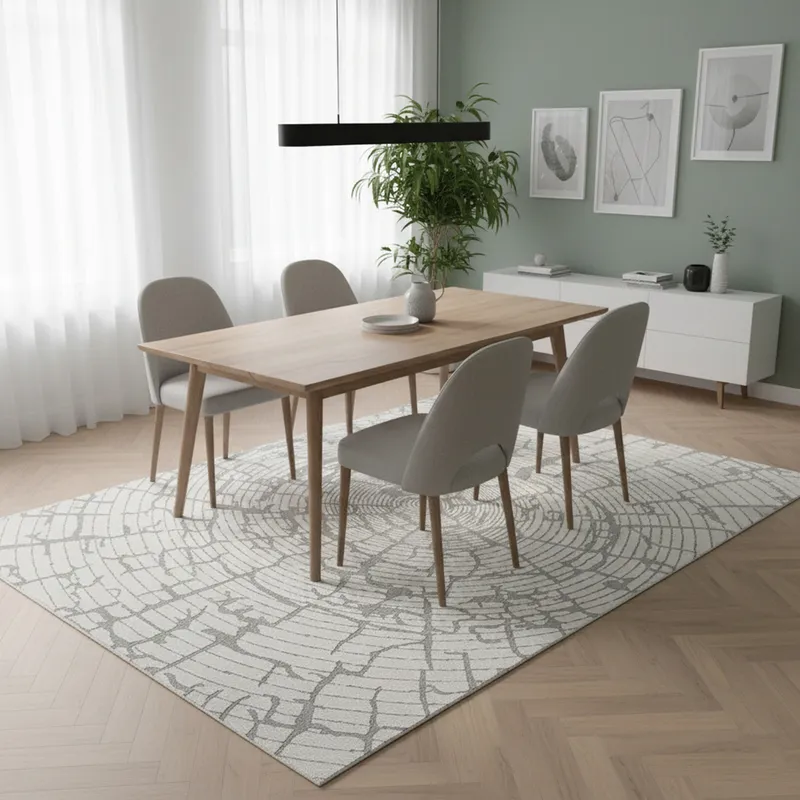 Dywan 200x140 cm Polo Miękki Do Salonu I Sypialni - Szary