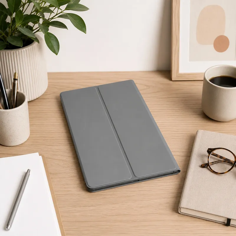 Etui Z Klawiaturą Do Lenovo Tab Plus 11.5 TB351FU - Szare