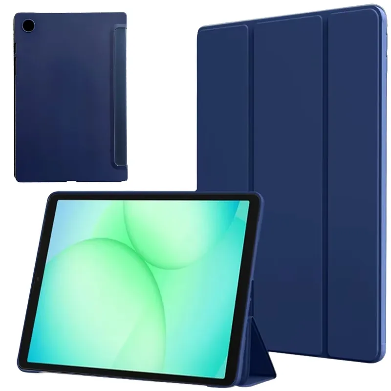 Etui Do SAMSUNG Galaxy Tab A11+ A9+ 10.9 Z Podstawką - Granatowy