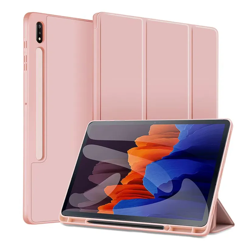 Etui Smart Z Uchwytem Na Rysik SAMSUNG Galaxy Tab S9/S10 - Różowe