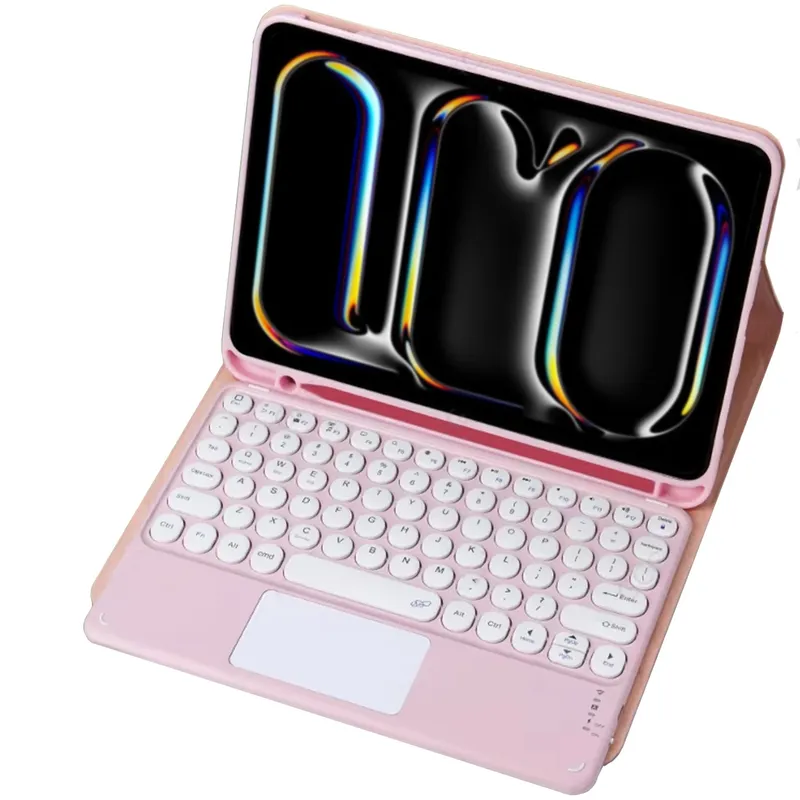 Etui Z Klawiaturą Do IPad Pro 11 Gen 5 M4 2024 - Różowe