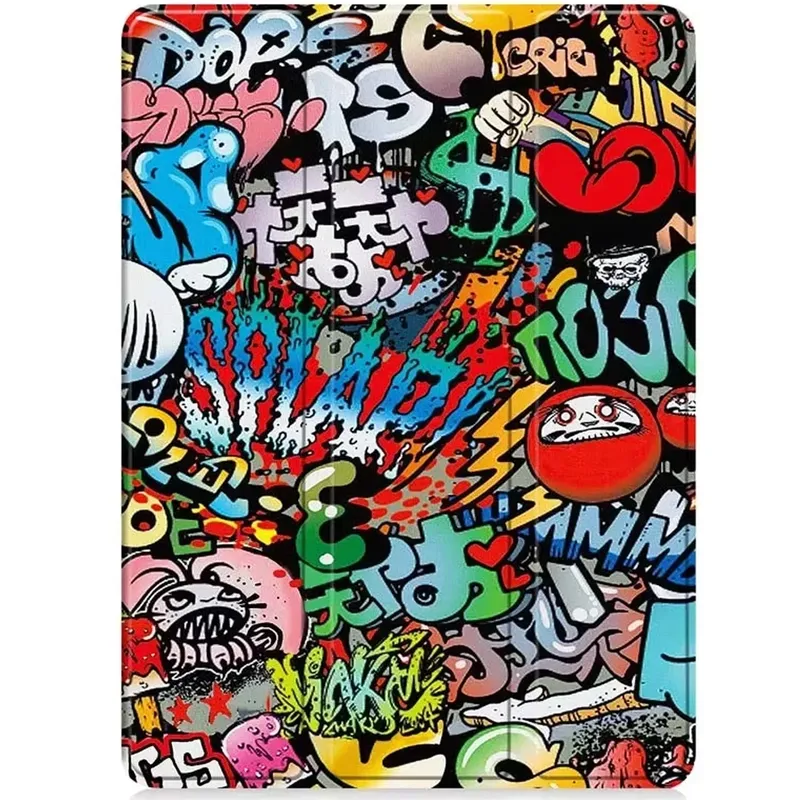 Etui Graficzne Z Klapką Do XIAOMI Redmi Pad SE 8.7 2024 - Graffiti