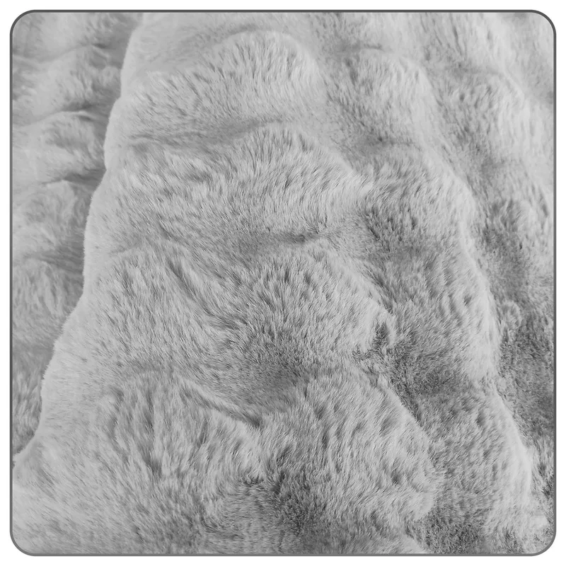 Dywan Rabbit Bubble 150x80 cm Do Salonu I Sypialni - Srebrny