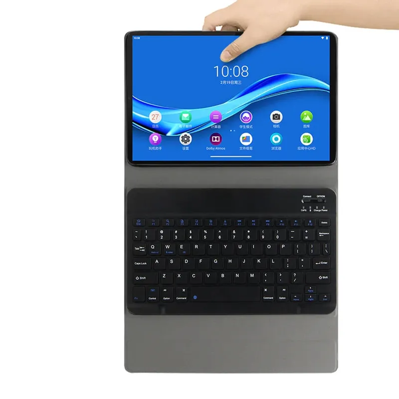 Etui Z Klawiaturą Bluetooth Do Realme Pad 10.4 - Czarne