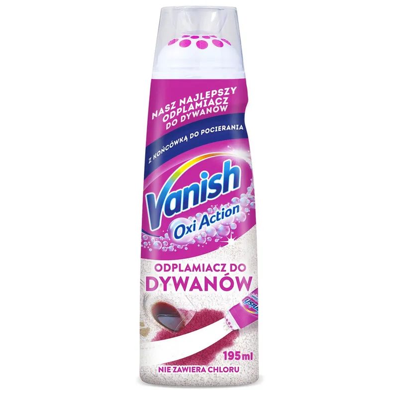 VANISH Oxi Action Odplamiacz Do Dywanów 195ml Z Dozownikiem