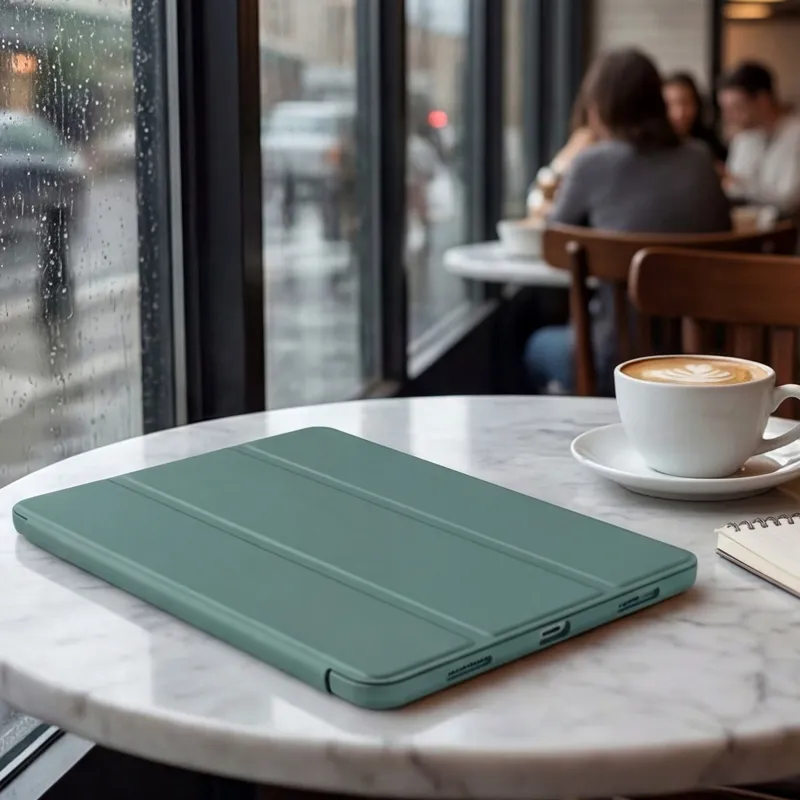 Etui Do Galaxy Tab A11+ A9+ 10.9 11 2025 2023 Z Klapką Na Rysik - Zielone
