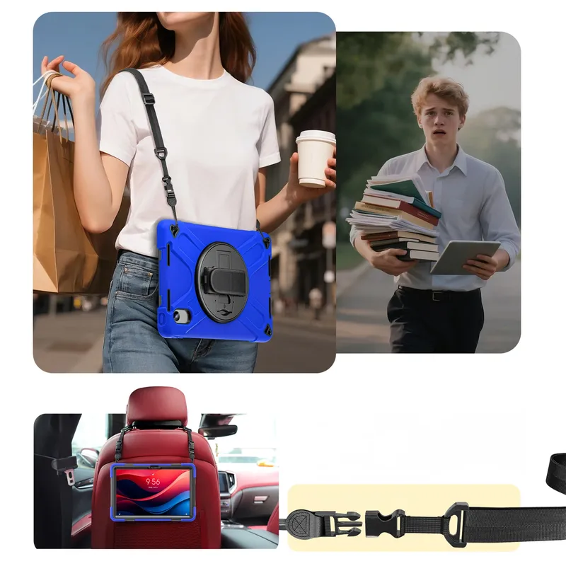 Etui Pancerne Armor Do Idea Tab 11 Z Podstawką - Granatowy