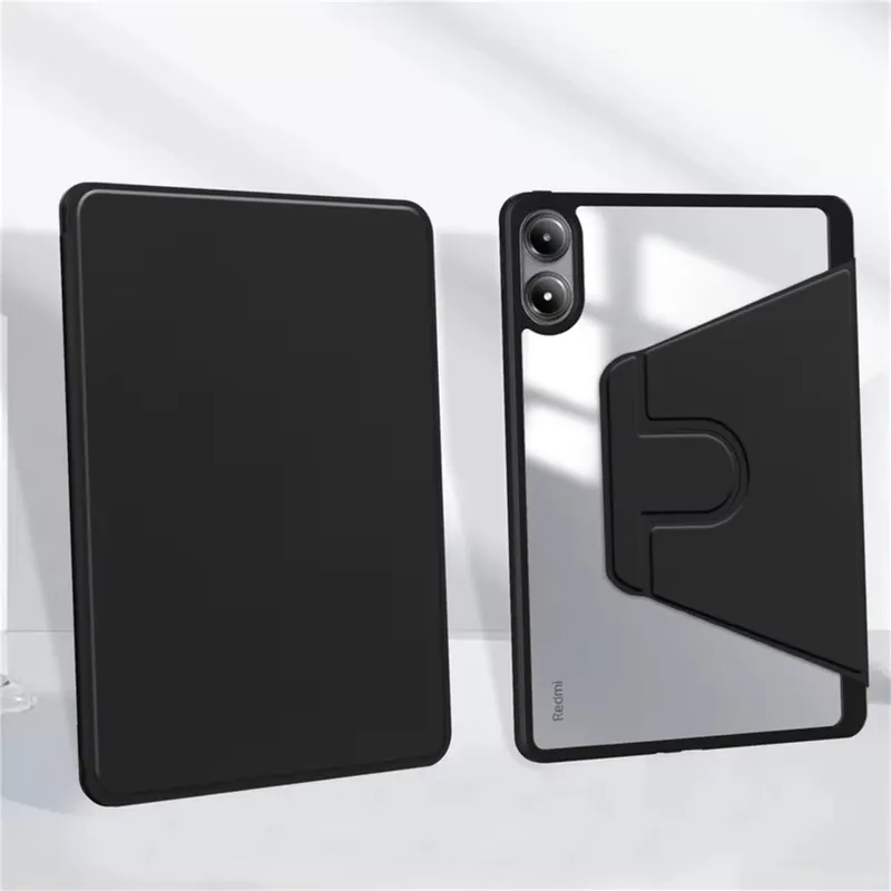 Etui Obrotowe Crystal Pencil Do XIAOMI Redmi Pad 2 Pro 12.1 - Czarny