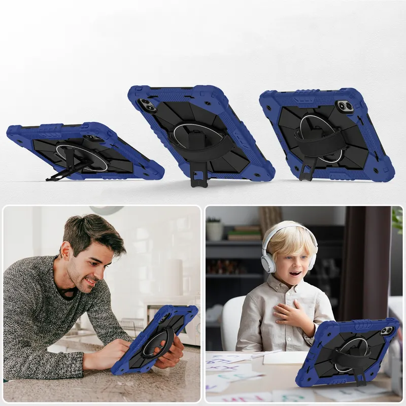 Etui Pancerne Z Uchwytem Do Redmi Pad Pro 2 12.1 2025 - Granatowe