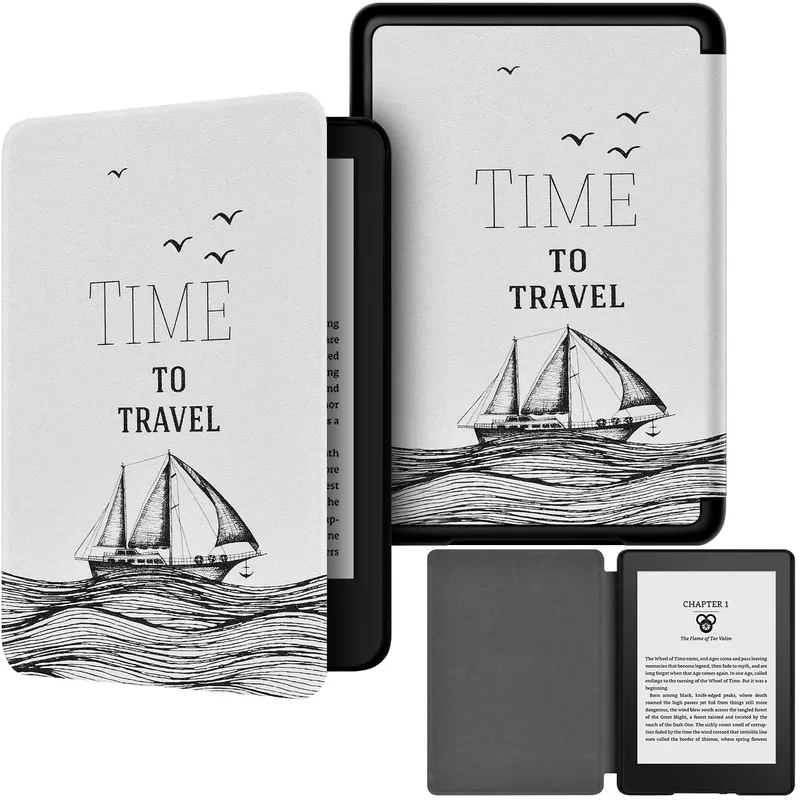 Etui Graficzne Do Kindle Paperwhite 6 Colorsoft - Time To Travel