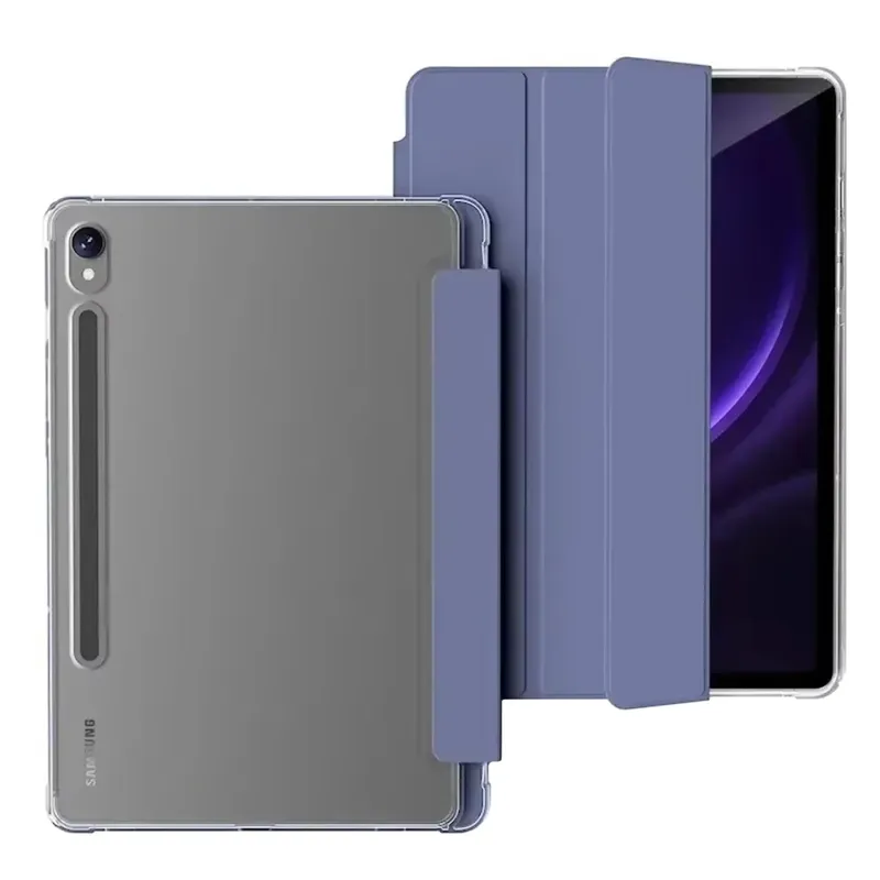 Etui Clear Pencil Galaxy Tab S9 FE S10 FE - Navy