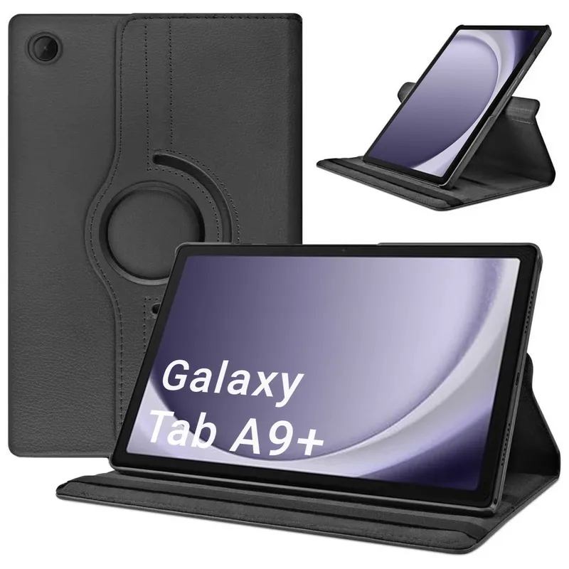 Etui Obrotowe 360 Do SAMSUNG Galaxy Tab A9+ Plus 11 X210/X215 - Czarny