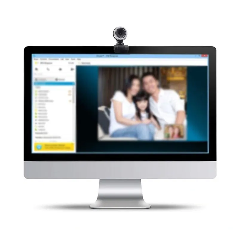 Kamera Internetowa A860 Z Mikrofonem Do Lekcji PC Laptop - Czarna