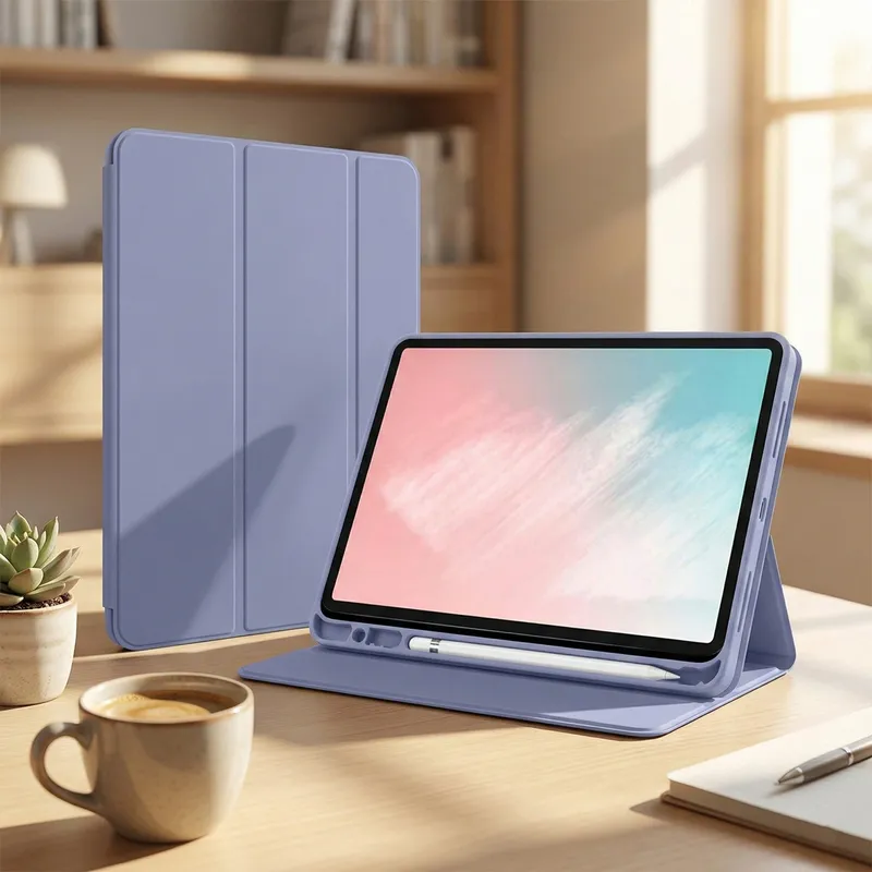 Etui Smart Do IPad 10.9 2022 Gen. 10 / IPad 11 2025 Z Podstawką - Fioletowe