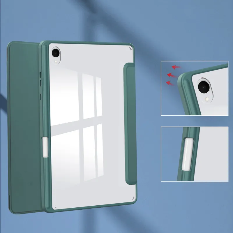 Etui Clear Pencil SAMSUNG Galaxy Tab S11 11 SM SMX736 - Zielone