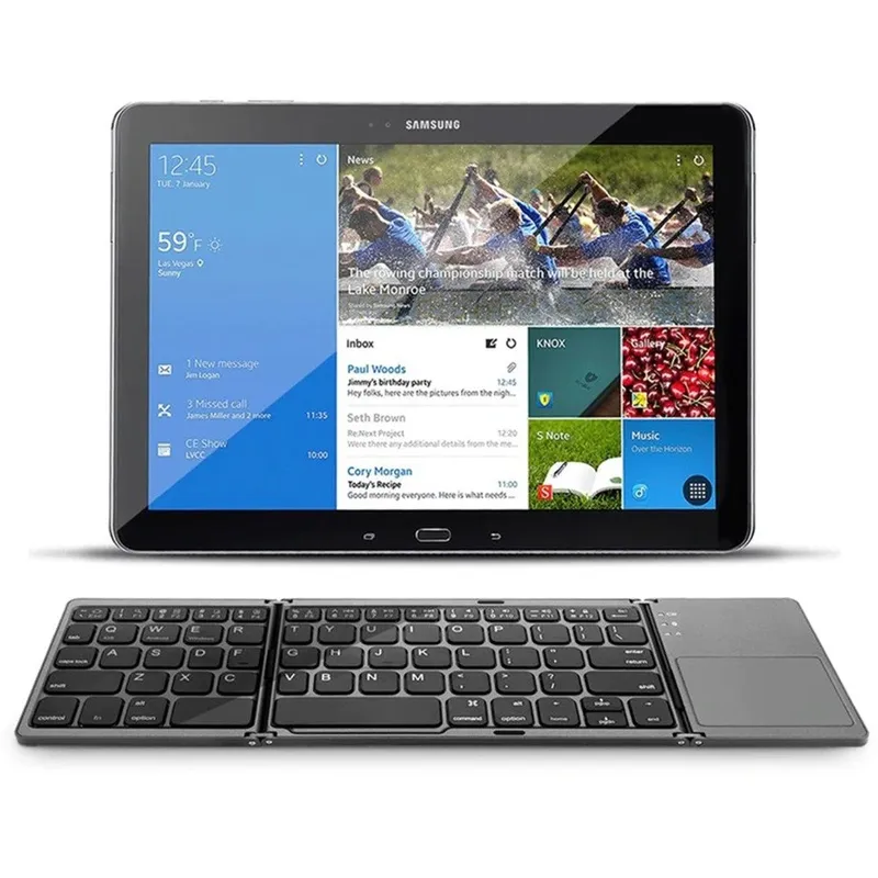 Bezprzewodowa Klawiatura Bluetooth Touchpad Składana 50H