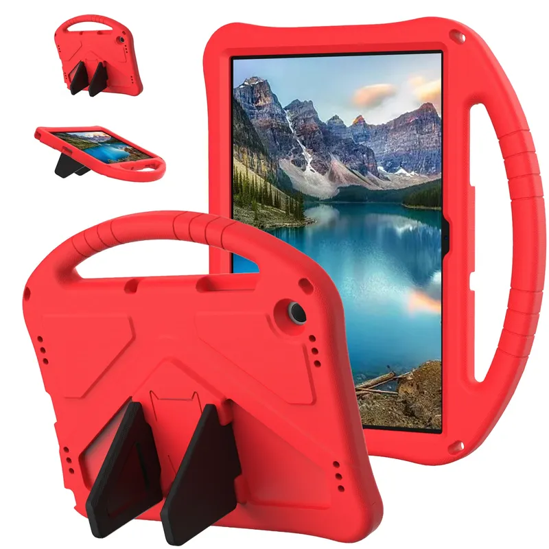 Etui Galaxy Tab A11+ A9+ 10.9 Ochronne Z Podstawką - Czerwony