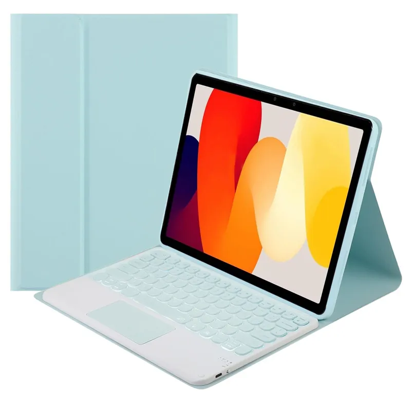 Etui Z Klawiaturą Bluetooth Do XIAOMI Redmi Pad SE 11 - Niebieski