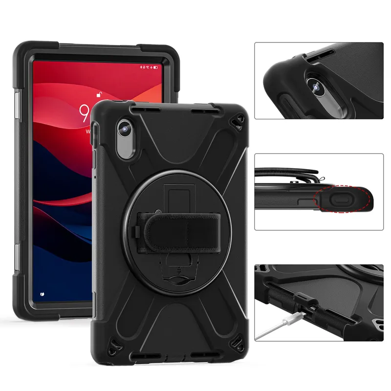 Etui Shockproof Z Uchwytem Do Lenovo Tab M11 10.95 - Czarne