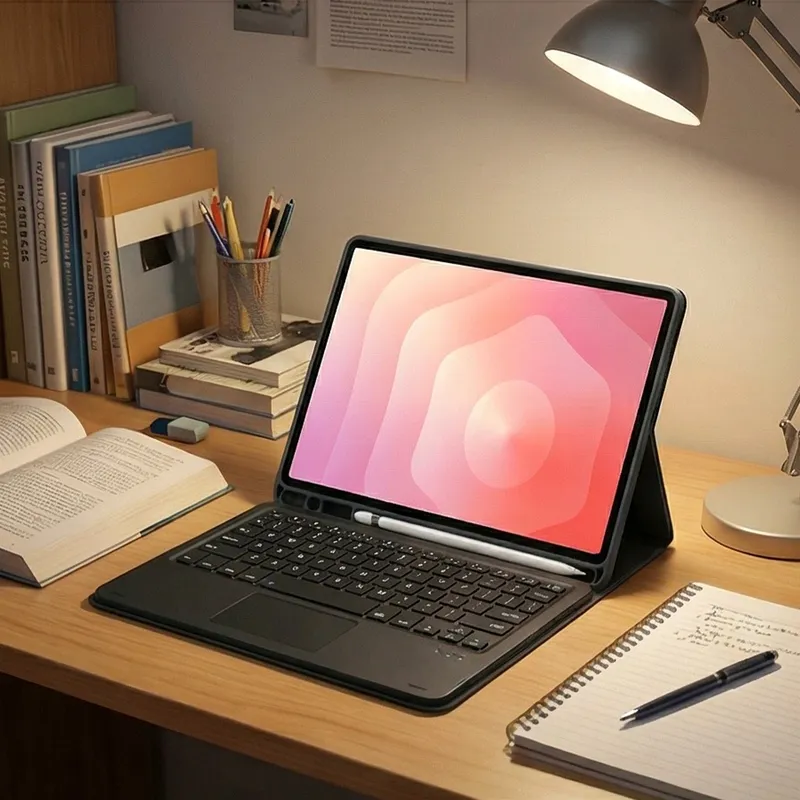 Etui Z Klawiaturą Do SAMSUNG Galaxy Tab S11 11" SM-X730 SM-X736 - Czarne