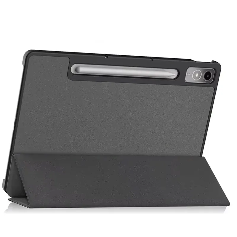 Etui Smart Case Do Lenovo Tab P12 TB370 12.7 Z Podstawką - Szare