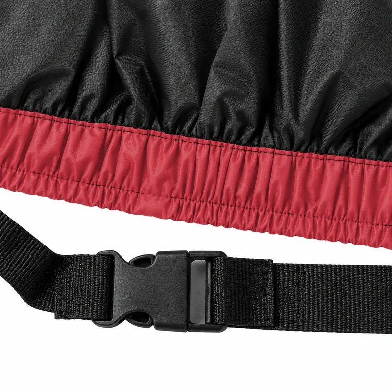 Pokrowiec Na Motocykl Skuter 2 Rowery 245x105x125 cm - Czarno-Czerwony