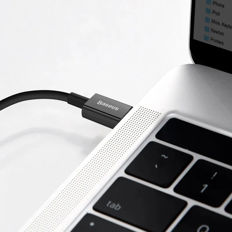 Kabel BASEUS Superior Series USB-C/Lightning PD 20W 1m - Czarny