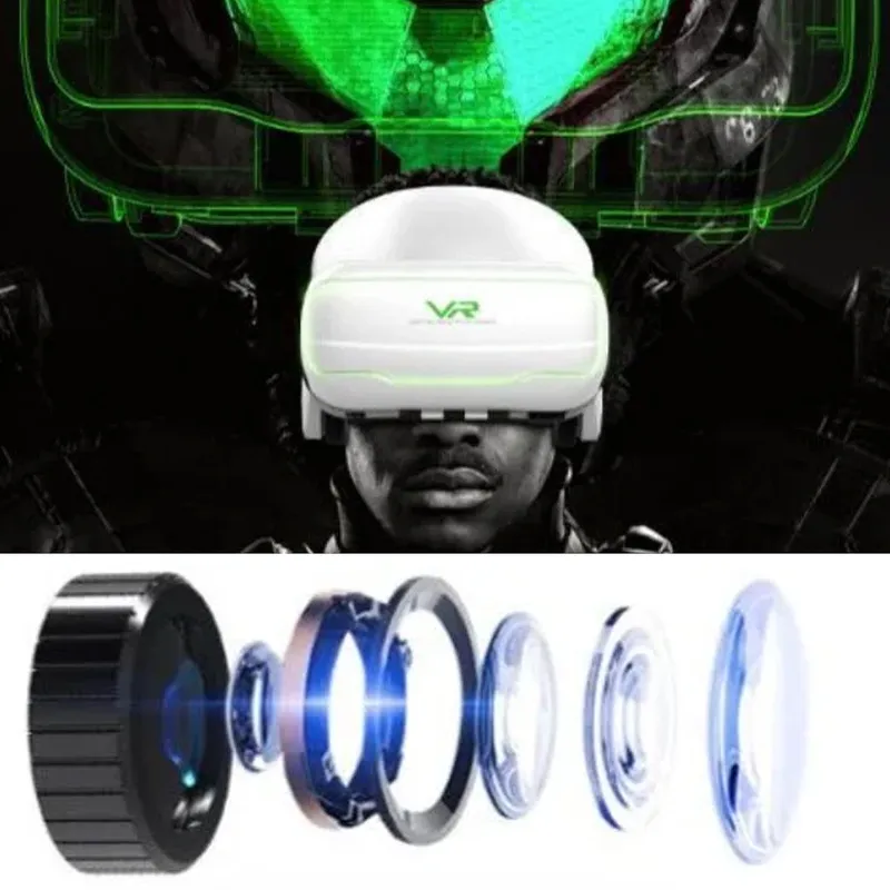 Okulary VR 3D 360 Shinecon G02EF Ze Słuchawkami Do Smartfona