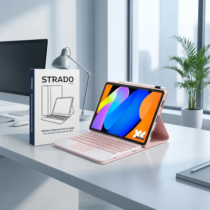 Etui I Klawiatura Do Lenovo IdeaTab 11 TB336FU TB336ZU - Różowy